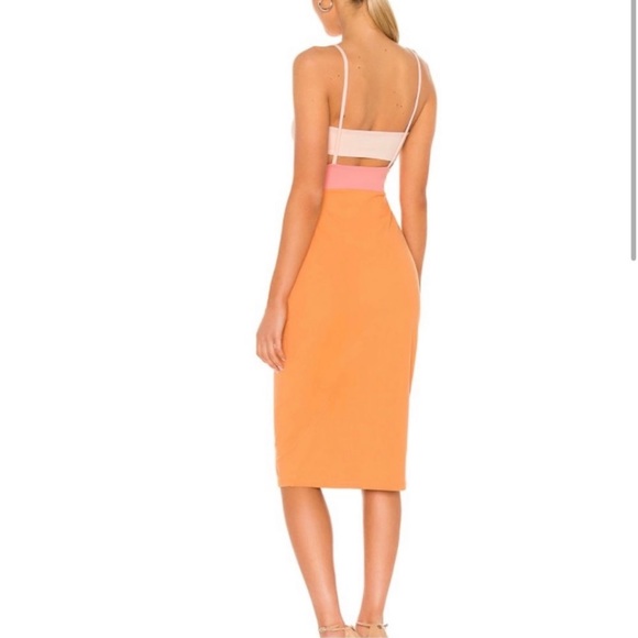 Susana Monaco Colorblock Dress in Creamsicle - New with Tag - Picture 2 of 7